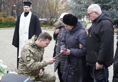 В Ужгороді попрощалися із загиблим захисником Олександром Горошником
