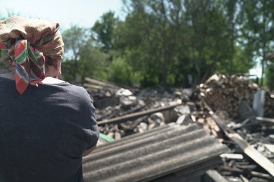 У Бурині сталася пожежа через російську атаку У Бурині сталася пожежа через російську атаку
