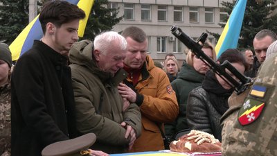 У Рівному попрощалися із полковником ЗСУ Андрієм Наконечним У Рівному попрощалися із полковником ЗСУ Андрієм Наконечним
