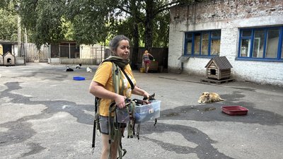 "Вони також хочуть погуляти". У Конотопі організували день відкритих дверей у притулку для собак "Вони також хочуть погуляти". У Конотопі організували день відкритих дверей у притулку для собак