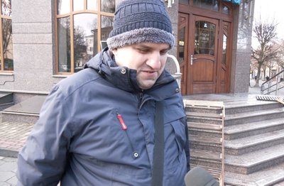 Голова громадської організації "Генерація успішної дії" Віталій Ткачук — акція незрячих у Луцьку Голова громадської організації "Генерація успішної дії" Віталій Ткачук — акція незрячих у Луцьку