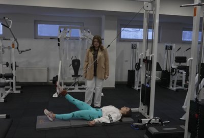 Кінезотерапія, тренерка, тренажерний зал для ветеранів, 3 лютого 2026, Тернопіль Кінезотерапія, тренерка, тренажерний зал для ветеранів, 3 лютого 2026, Тернопіль