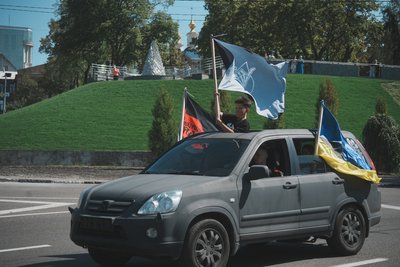 У Харкові відбувся автопробіг до Дня пам'яті загиблих захисників і захисниць 000 У Харкові відбувся автопробіг до Дня пам'яті загиблих захисників і захисниць 000