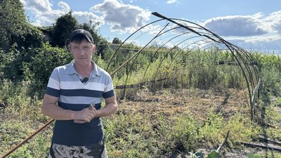 Фермер з Леб'яжого Олег Єрмаков