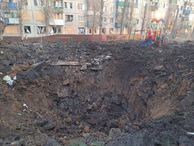 Наслідки обстрілів Краматорська 20 січня. Фото: Telegram / Павло Кириленко