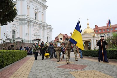 Прощання з Андрієм Грицюком у Луцьку Прощання з Андрієм Грицюком у Луцьку