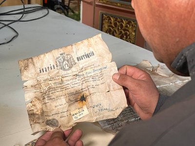 "Капсула часу", мощі, Тернопільщина, липень 2024 "Капсула часу", мощі, Тернопільщина, липень 2024
