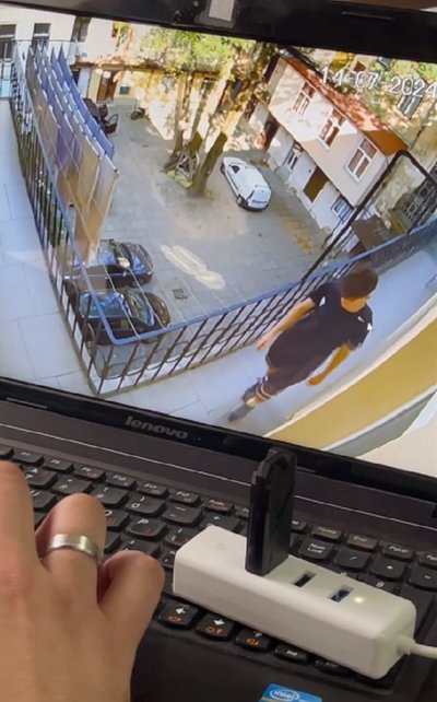 Скріншот з відео камер спостереження Скріншот з відео камер спостереження