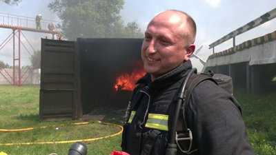 Для пожежників-добровольців провели міжнародні навчання на Рівненщині Для пожежників-добровольців провели міжнародні навчання на Рівненщині