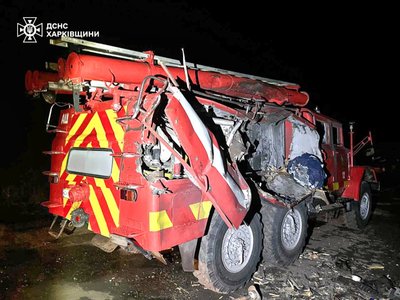 Рятувальники потрапили під удар РФ на Харківщині Рятувальники потрапили під удар РФ на Харківщині