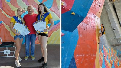 Кропивничанка Євгенія Чернявська стала чемпіонкою України зі скелелазіння серед студентів