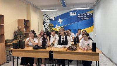 Урок у підземній школі в Харкові Урок у підземній школі в Харкові
