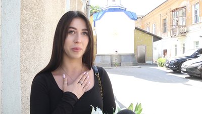 Вікторія Василюк, однокласниця загиблого військового Олександра Кривизюка