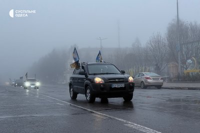 "Колона сердець": на Одещині відбувся автопробіг на підтримку родин безвісти зниклих військових