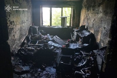 пожежа, обгоріла кімната, згарище, зміїв пожежа, обгоріла кімната, згарище, зміїв