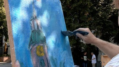 «Щоб мистецтво тривало тут»: у Вінниці десятеро художників взяли участь у пленері «Щоб мистецтво тривало тут»: у Вінниці десятеро художників взяли участь у пленері