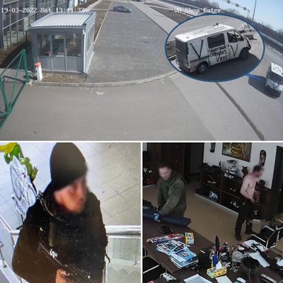 Злочинна діяльність військових РФ, зафіксована камерами відеоспостереження Злочинна діяльність військових РФ, зафіксована камерами відеоспостереження