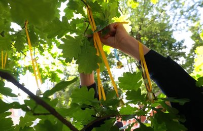 У Львові провели акцію в пам'ять про загиблих дітей через російське вторгнення У Львові провели акцію в пам'ять про загиблих дітей через російське вторгнення