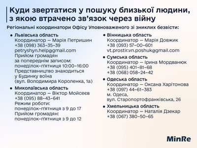 В Одесі запрацював регіональний центр Уповноваженого зі зниклих безвісти В Одесі запрацював регіональний центр Уповноваженого зі зниклих безвісти
