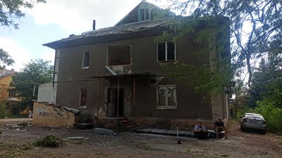 Наслідки обстрілу Краматорськ Донецька область 8 вересня 2025 рік Наслідки обстрілу Краматорськ Донецька область 8 вересня 2025 рік