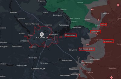 16 штурмів війська РФ провели у бік Слов'янська минулої доби 16 штурмів війська РФ провели у бік Слов'янська минулої доби