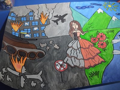 "Дякую за твій захист": в Житомирі діти передали Дому ветерана малюнки та набори для арттерапії "Дякую за твій захист": в Житомирі діти передали Дому ветерана малюнки та набори для арттерапії