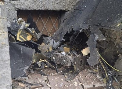 Унаслідок нічної атаки пошкоджено стадіон "Спартак" у Києві Унаслідок нічної атаки пошкоджено стадіон "Спартак" у Києві