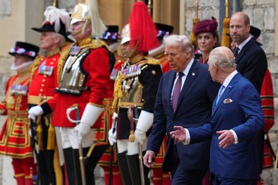 Трамп прибув до Британії на зустріч з королем Чарльзом Трамп прибув до Британії на зустріч з королем Чарльзом