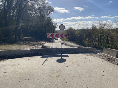 Аварійну ділянку дороги на серпантині на Монастирській Горі у Полтаві не ремонтуватимуть цьогоріч