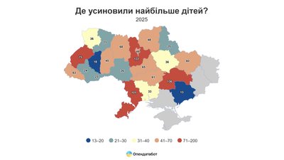 Протягом 2025 року на Чернігівщині усиновили 48 дітей Протягом 2025 року на Чернігівщині усиновили 48 дітей
