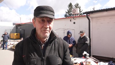 Ціни на продукти до великоднього кошика, тернопільський ринок, покупець Ярослав Гладиш, 7 квітня 2026 року