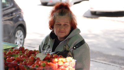 Врожайність низька через холод. Ціни на полуницю на центральному та стихійних ринках Дніпра Врожайність низька через холод. Ціни на полуницю на центральному та стихійних ринках Дніпра