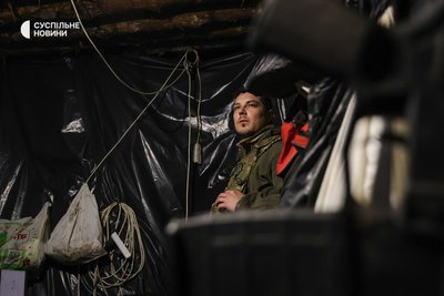 Військовослужбовець 37 бригади морської піхоти на Курахівському напрямку Військовослужбовець 37 бригади морської піхоти на Курахівському напрямку