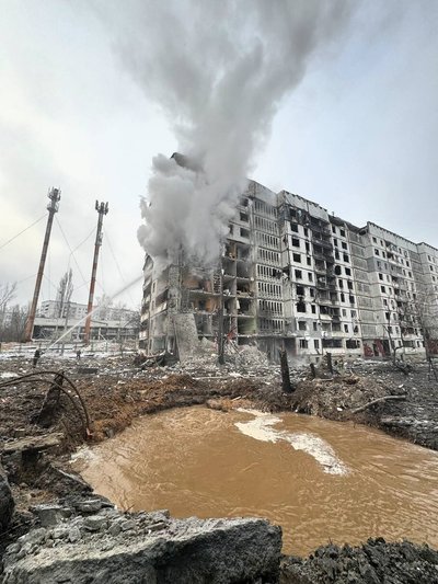 Наслідки ракетного удару РФ на Харків, 23 січня 2024 року Наслідки ракетного удару РФ на Харків, 23 січня 2024 року