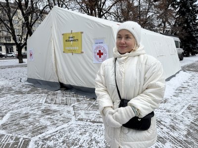 Єдиний пункт обігріву у Полтаві: хто приходить зігрітися Єдиний пункт обігріву у Полтаві: хто приходить зігрітися