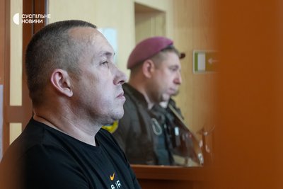 Екскомандир 155-ї ОМБр "Анна Київська" Станіслава Лучанов під час засідання Рокитнянського райсуду Київської області, 14 липня 2026 року Екскомандир 155-ї ОМБр "Анна Київська" Станіслава Лучанов під час засідання Рокитнянського райсуду Київської області, 14 липня 2026 року