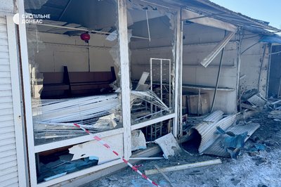 Армія РФ вдарила по ринку у Слов'янську зранку 22 лютого Армія РФ вдарила по ринку у Слов'янську зранку 22 лютого