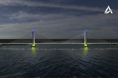 Будівництво мосту через Дніпро у Кременчуці поки не відновлять: чому так Будівництво мосту через Дніпро у Кременчуці поки не відновлять: чому так