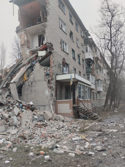 Наслідки обстрілів Донеччини 25 березня. Фото: Telegram / Павло Кириленко Наслідки обстрілів Донеччини 25 березня. Фото: Telegram / Павло Кириленко