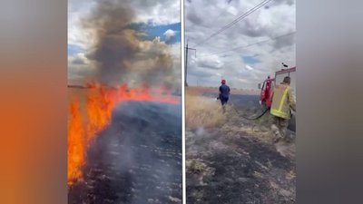 Пожежі на полях Херсонщини Пожежі на полях Херсонщини