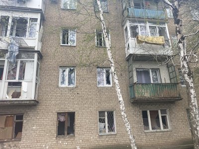 Наслідки обстрілів Костянтинівки 15 квітня. Фото: Суспільне Донбас Наслідки обстрілів Костянтинівки 15 квітня. Фото: Суспільне Донбас