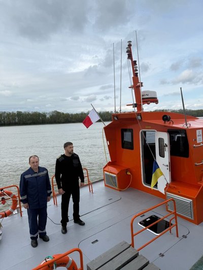 На Одещині флот портів Дунаю поповнив новий катер