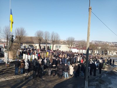 Похорон, прощання із бійцем, Андрій Тимчук, 3 березня 2026, Тернопіль Похорон, прощання із бійцем, Андрій Тимчук, 3 березня 2026, Тернопіль