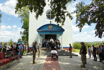 Прощання з військовим, Петро Петрук, Тернопільщина, серпень 2024