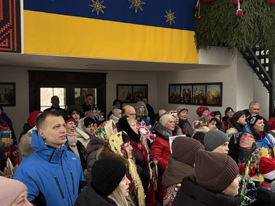 На Вінниччині відбулася різдвяна хода-коляда, присвячена захисникам України