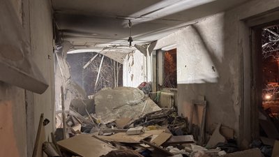 Російський "Шахед" поцілив у житловий будинок Харкова