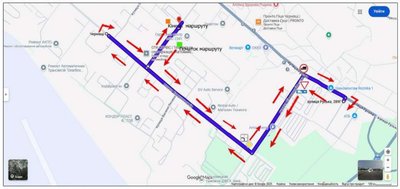 Маршрут №16 для практичних іспитів з водіння у Чернівцях