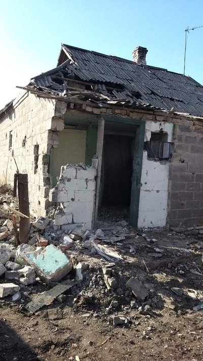 Наслідки обстрілів Донеччини 12 березня. Фото: Telegram/Павло Кириленко