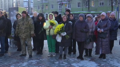 З військовим Ігорем Яковчуком попрощалися у Рівному З військовим Ігорем Яковчуком попрощалися у Рівному