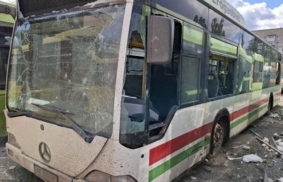 Через удар РФ пошкоджені понад 70 автобусів на АТФ